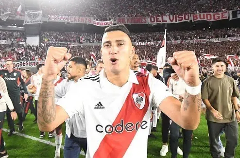 Suárez en River / Instagram.