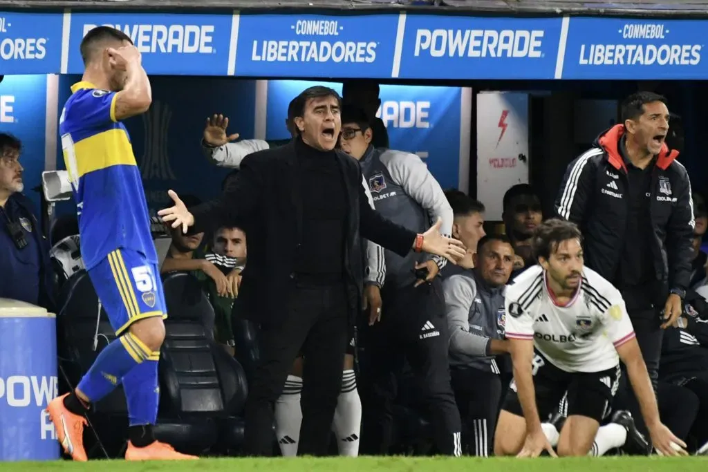 Gustavo Quinteros enfrentó a Boca en la Copa Libertadores 2023. (Fotobaires/Photosport).