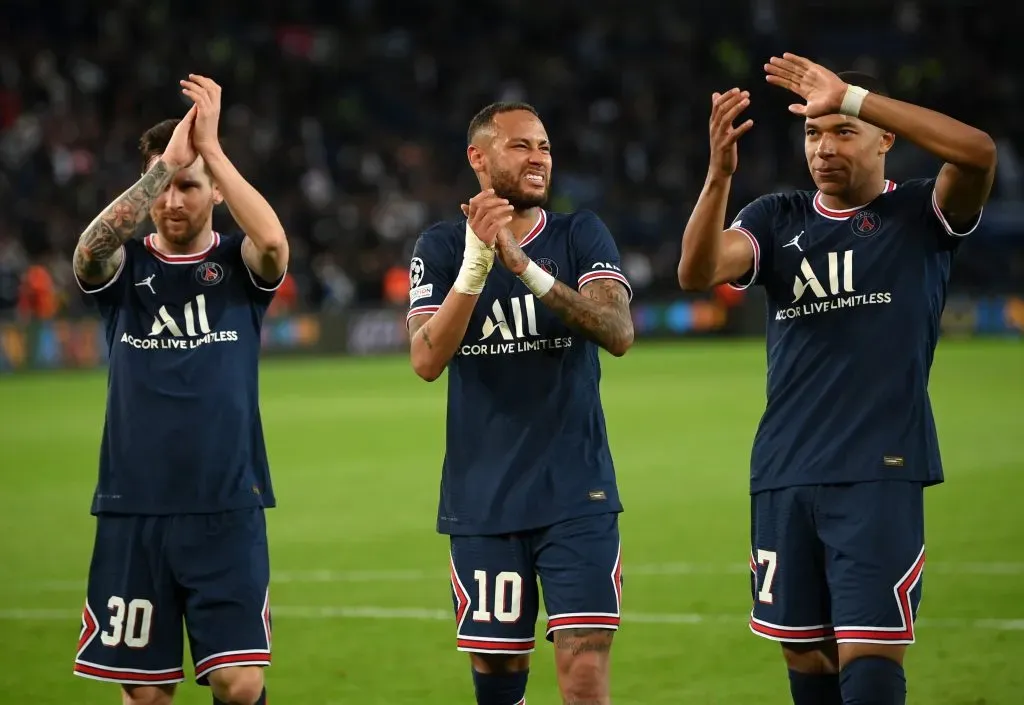 Neymar contó detalles del PSG cuando estaban Messi y Mbappé | Getty Images