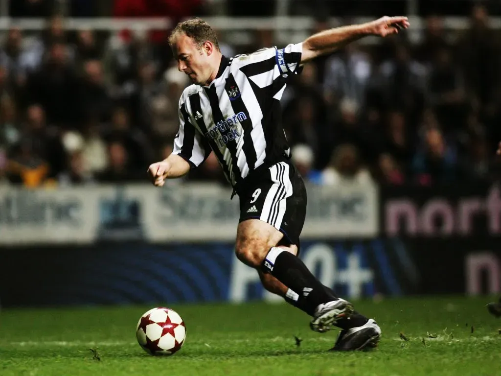 Alan Shearer del Newcastle United en 2005 (Getty Images).