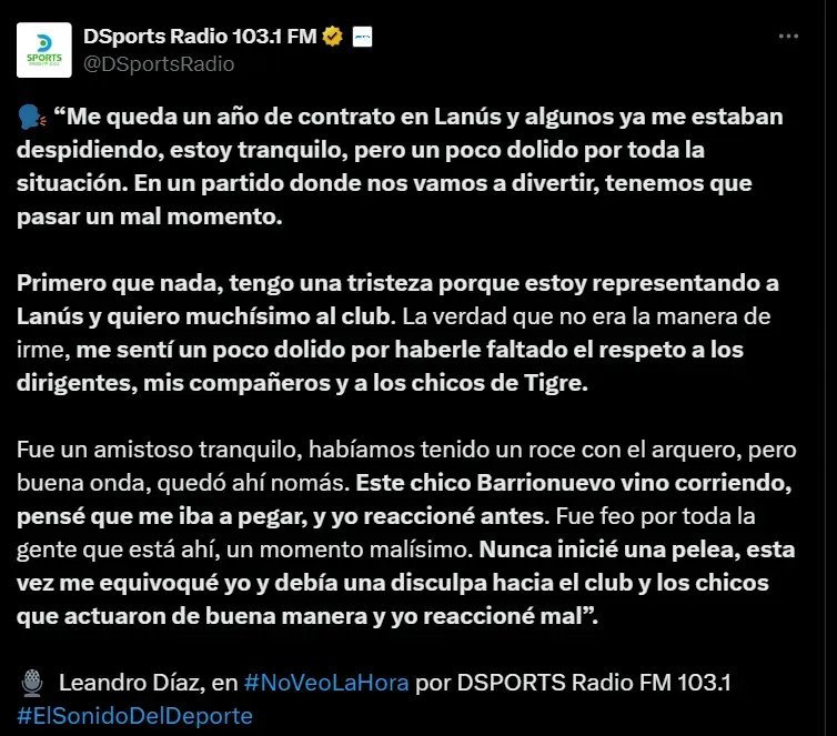 Captura Twitter.