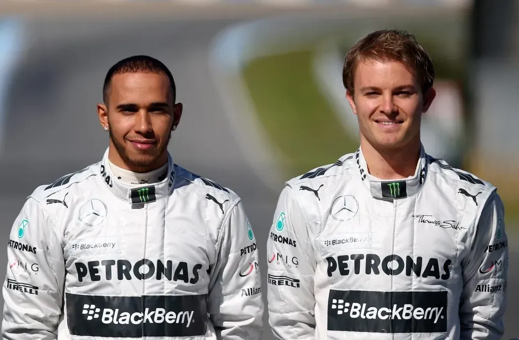 Lewis Hamilton y Nico Rosberg fueron compañeros (y rivales) en Mercedes durante cuatro temporadas. (Foto: Paul Gilham/Getty Images)