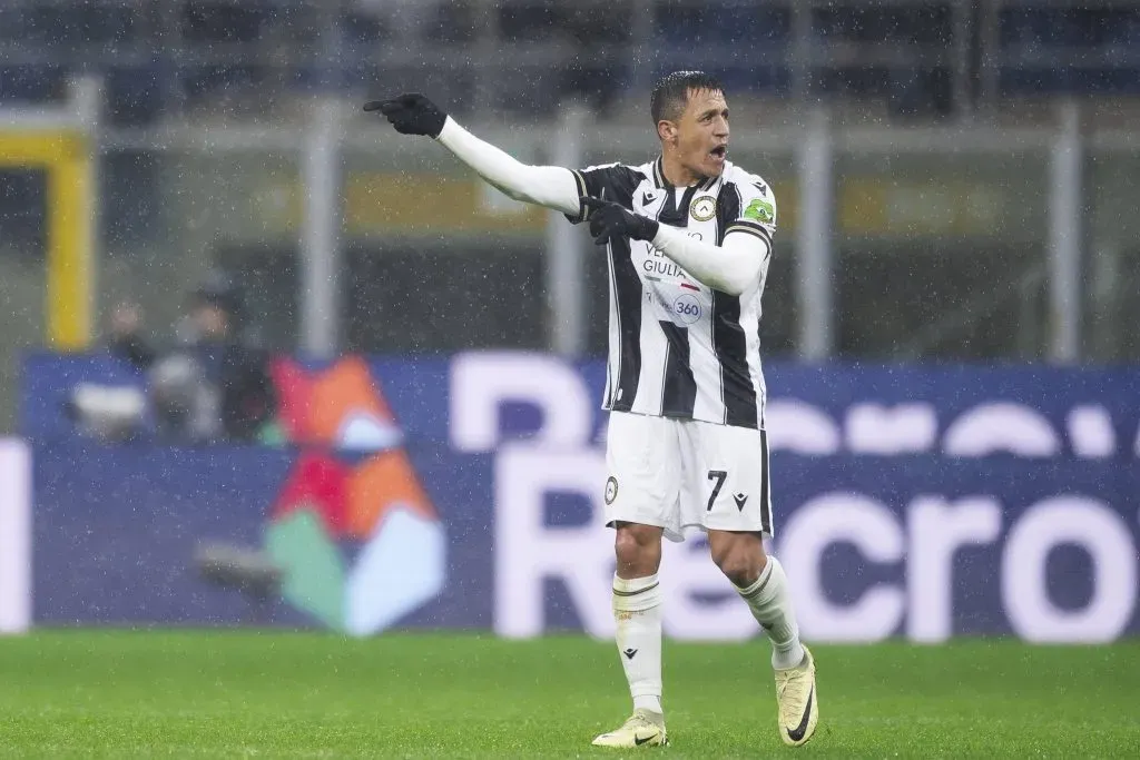 Alexis Sánchez jugando por Udinese. Foto: Imago