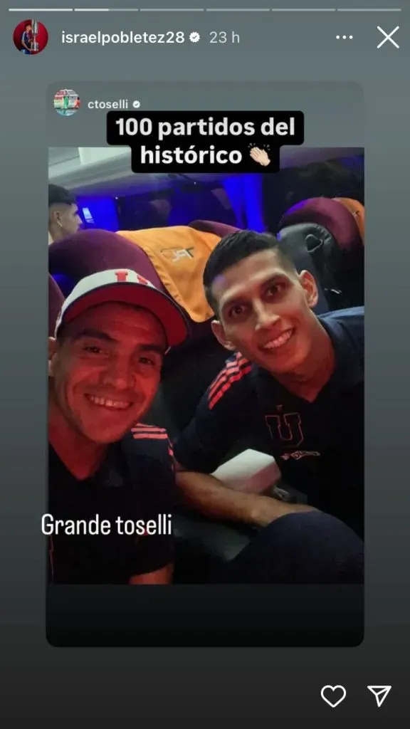 La historia que Poblete le respondió a Toselli
