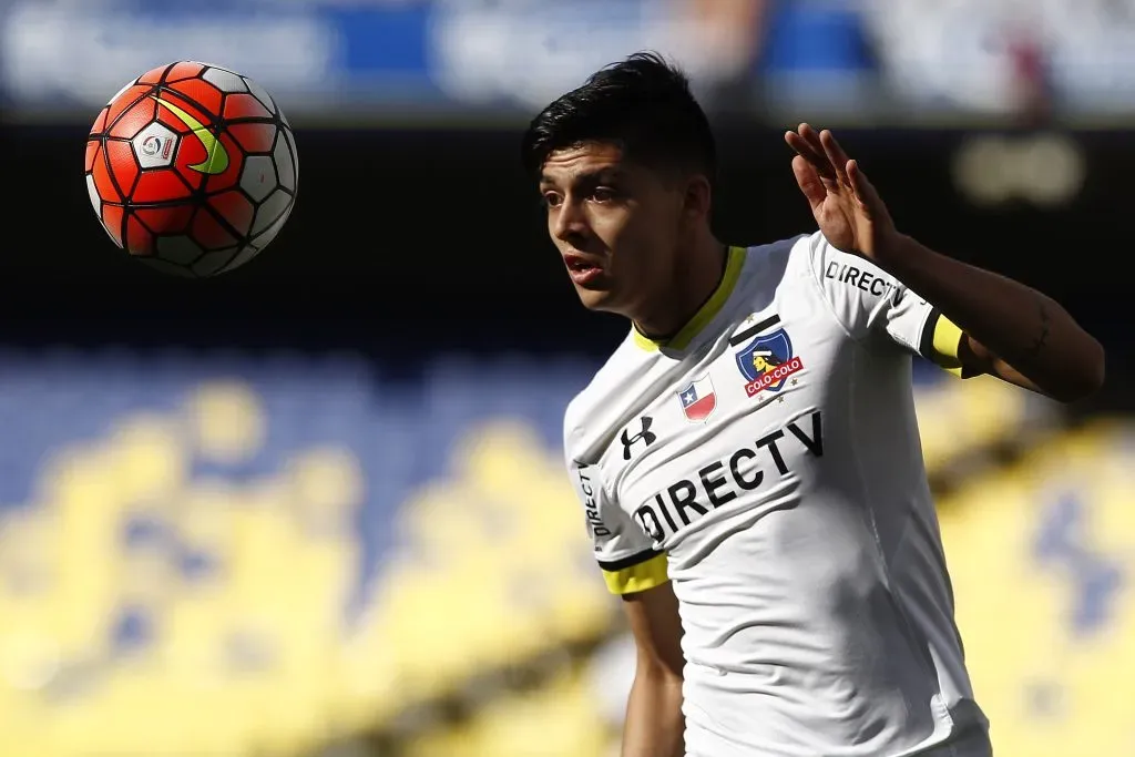 Otra imagen de Cristián Gutiérrez en Colo Colo. (Sergio Piña/Photosport).