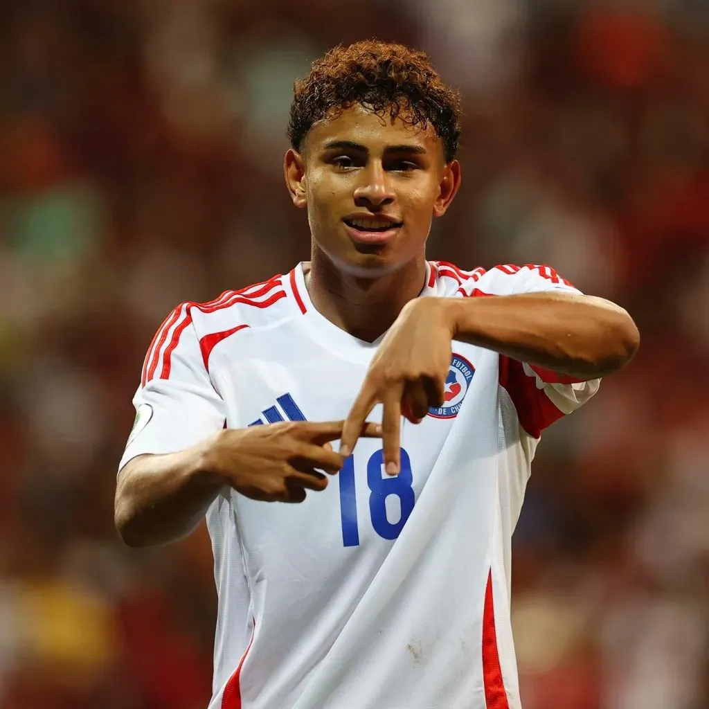 Rossel ha destacado con La Roja Sub 20. Imagen: Instagram.