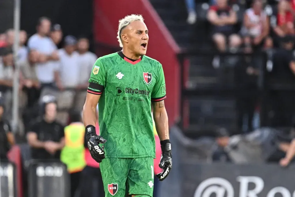 Keylor Navas jugando en Newell’s. Foto: Imago