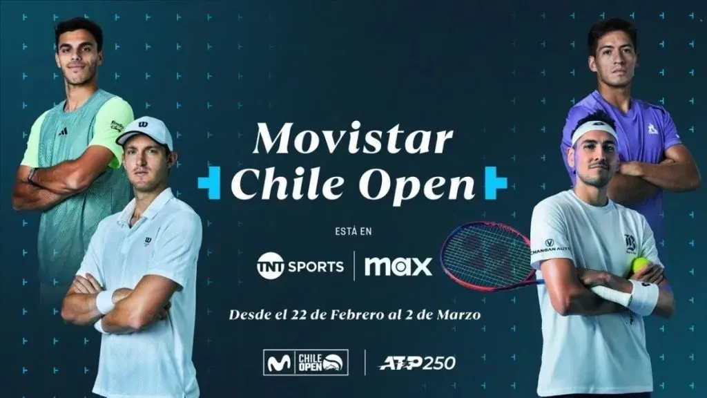 La transmisión del Chile Open será por TNT Sports.