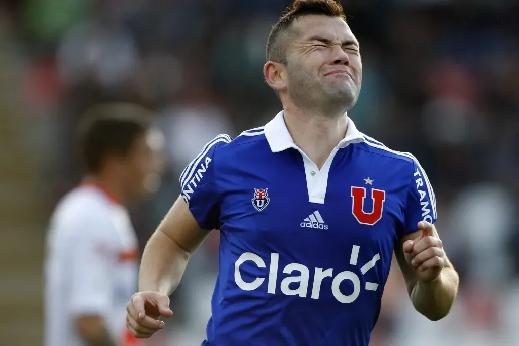 Renato González al anotar contra Curicó en 2015. Imagen: Photosport