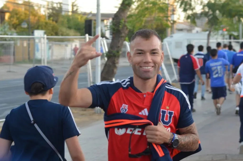 Renato González asistió al Nacional como un hincha más. Imagen: Hugo Vásquez (RedGol)
