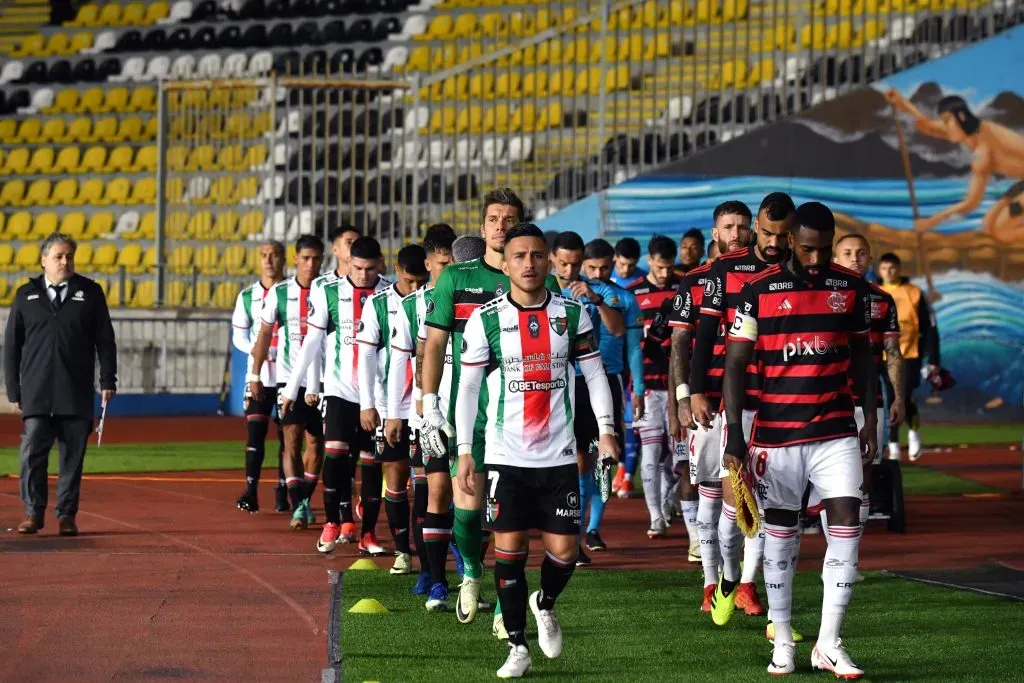 Palestino jugó la Copa Libertadores 2024 en el Francisco Sánchez Rumoroso de Coquimbo. | Foto: Photosport.