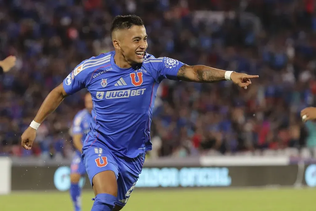 Nicolás Guerra anotó en las dos primeras fechas de Universidad de Chile en la Liga de Primera 2025. Foto: Felipe Zanca/Photosport