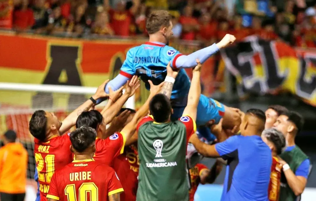 Unión venció a Everton en la copa Sudamericana.