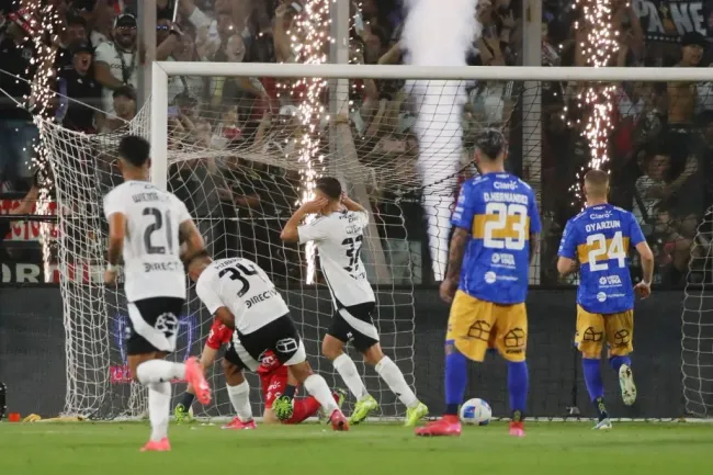 El gol de Lucas Cepeda. (Jonnathan Oyarzun/Photosport).
