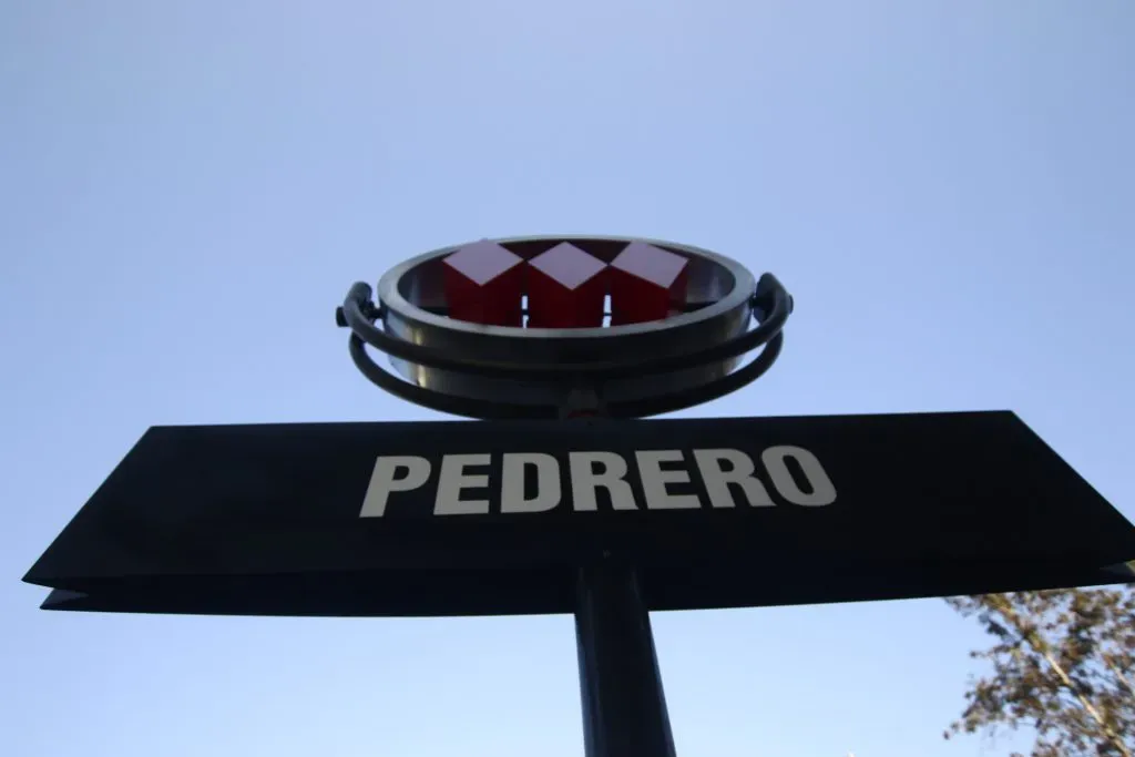 La estación Pedrero es la más cercana al Estadio Monumental, y pertenece a la Línea 5 del Metro de Santiago. Foto: Aton.