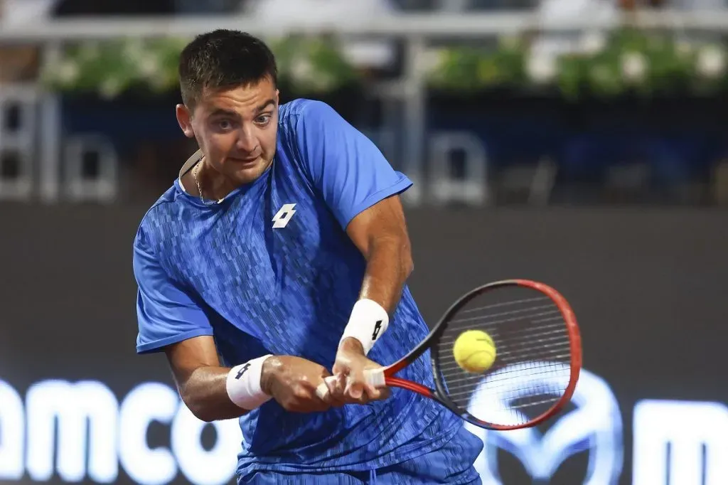 Tomás Barrios durante su participación en el Chile Open 2025 (Photosport).