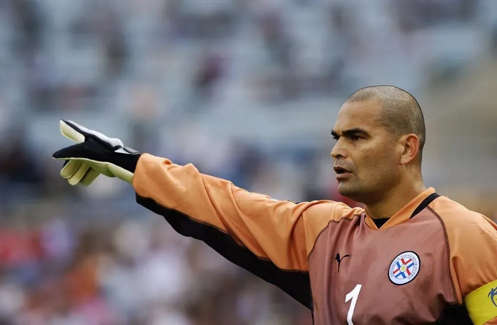 José Luis Chilavert fue capitán de Paraguay en el Mundial 2002. (Shaun Botterill/Getty Images).