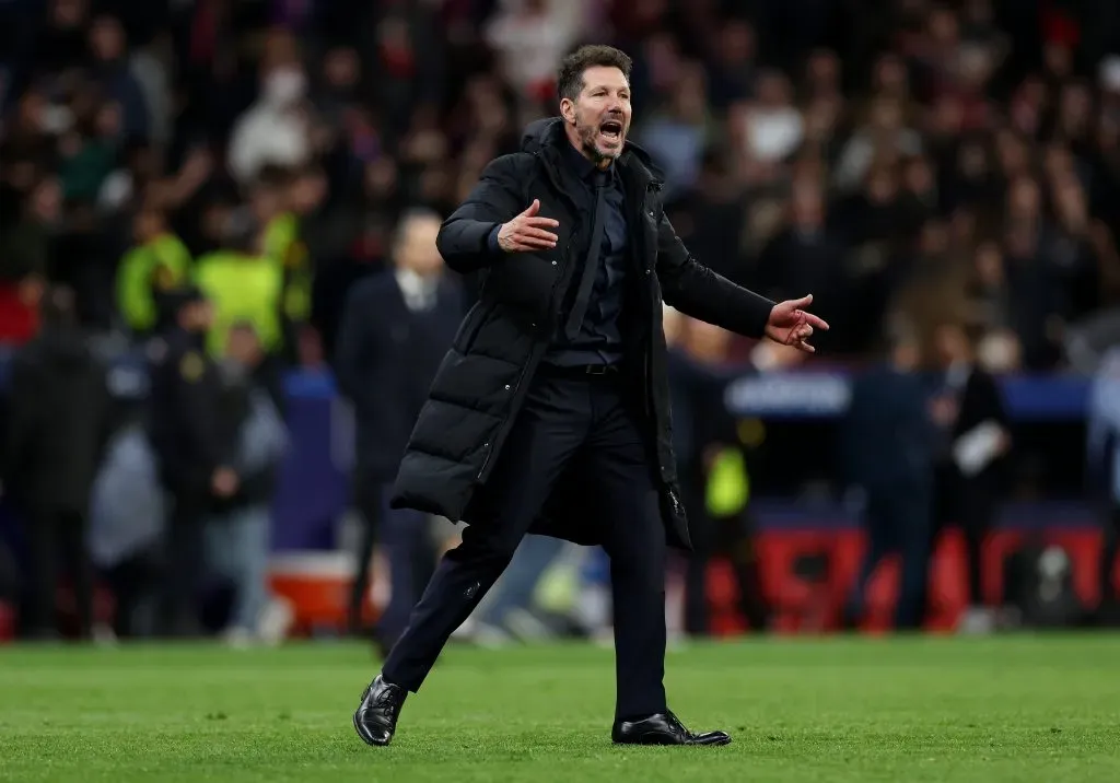 Diego Simeone ironizó con el penal de Julián Álvarez ante Real Madrid. Foto: Getty Images.