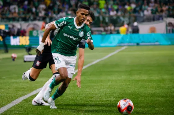 Estevao Willian, un joven proyecto de crack del Palmeiras. (Getty Images).