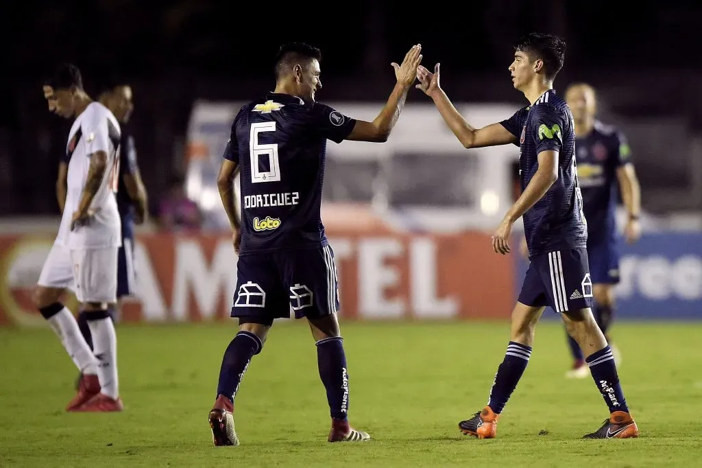 Ángelo Araos marcó el gol con el que la U venció a Corinthians en la Libertadores del 2018 | Getty Images