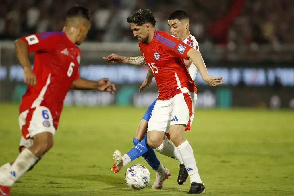 Diego Valdés ingresó al partido en el segundo tiempo y no gravitó en lo absoluto. (Angelo Saavedra/Photosport).