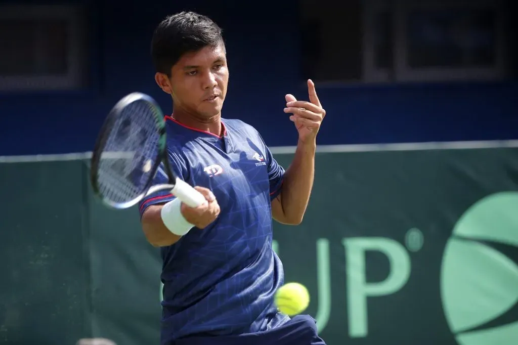 Matías Soto en la Copa Davis 2024 (Photosport).