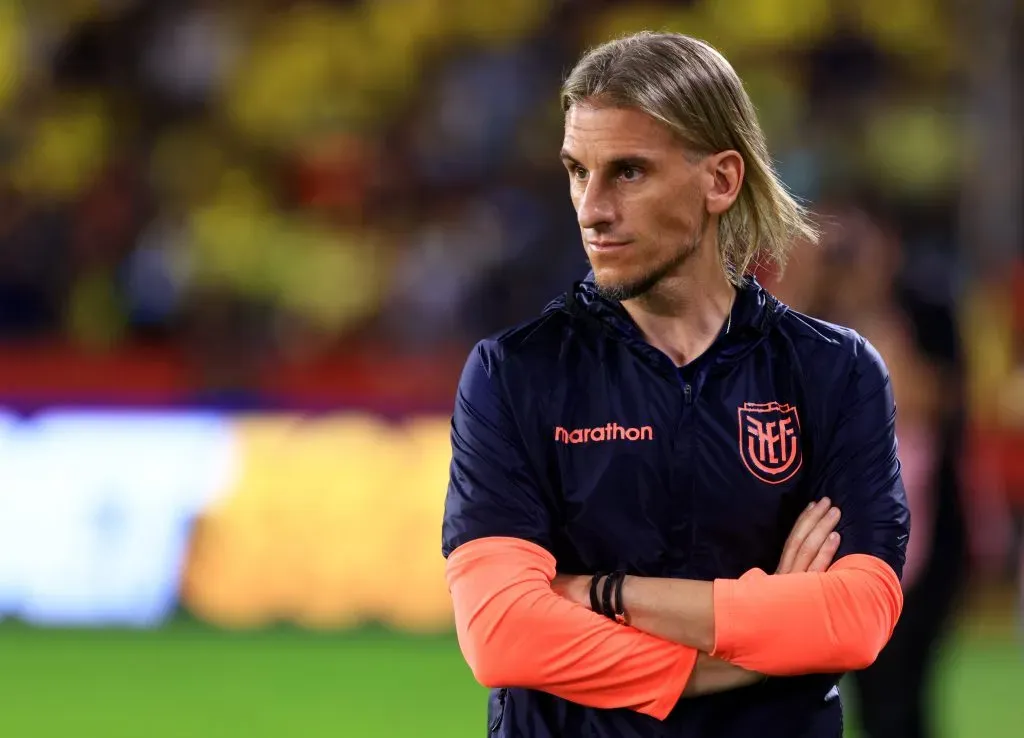 Beccacece tiene buen recuerdo del jugador chileno. (Franklin Jacome/Getty Images).