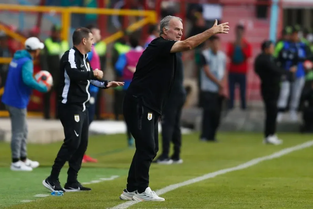 Marcelo Bielsa valoró el empate en El Alto.  (Photo by Gaston Brito Miserocchi/Getty Images)