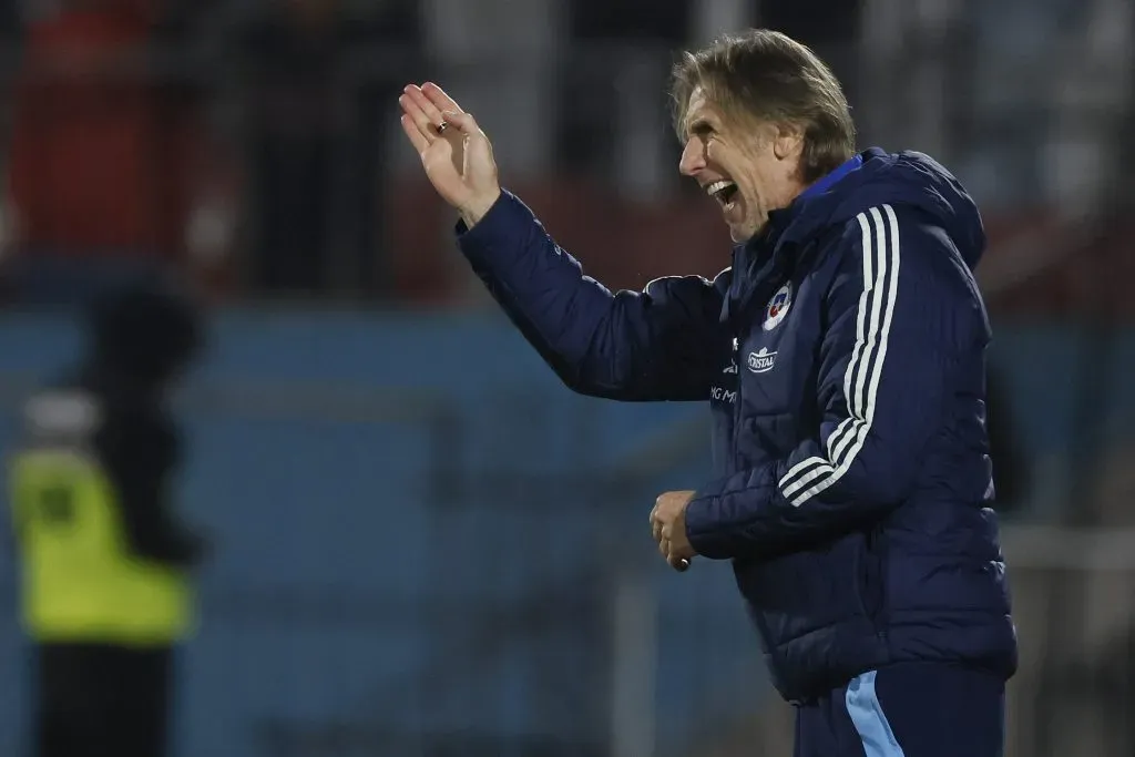 Ricardo Gareca al mando de la selección chilena un discreto 35.56% de rendimiento. | Foto: Photosport.