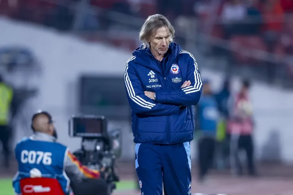 Ricardo Gareca frente a Ecuador en el 0-0. (Pepe Alvujar/Photosport).