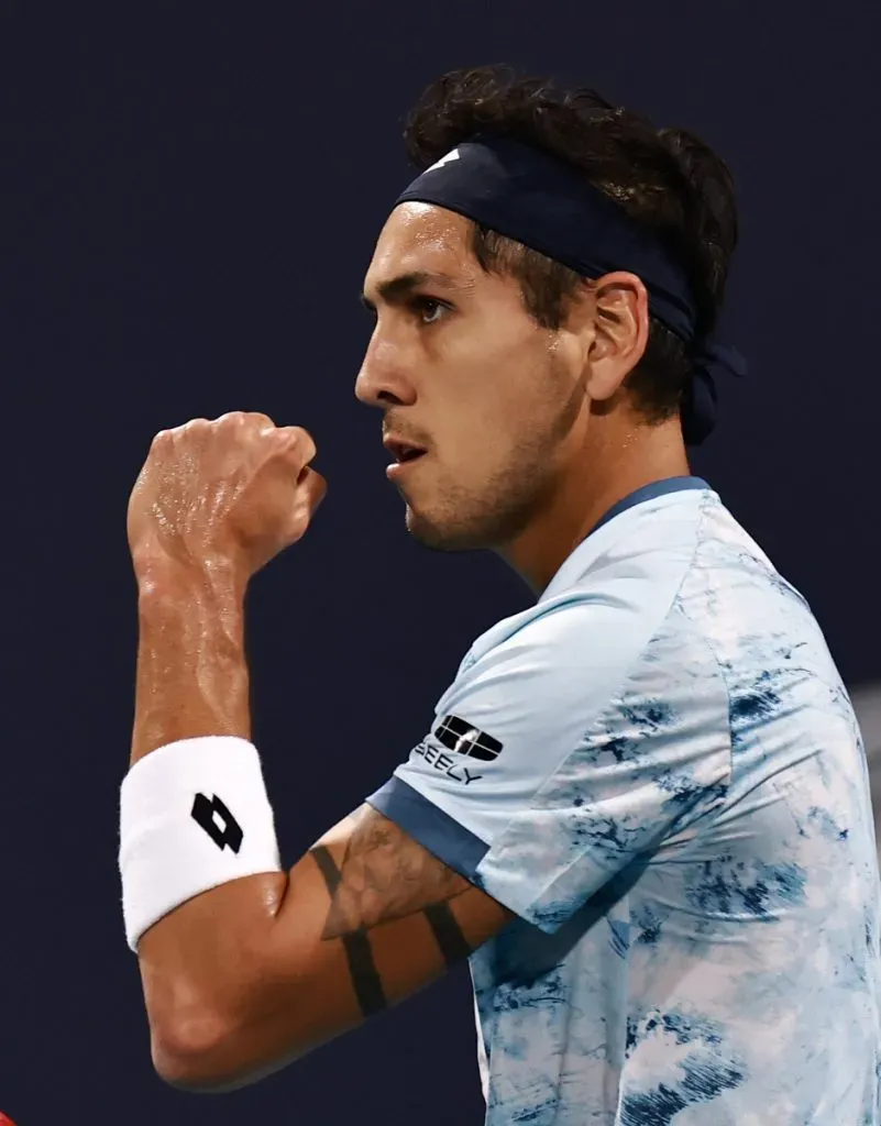 Alejandro Tabilo durante el Miami Open 2025 (Getty Images).