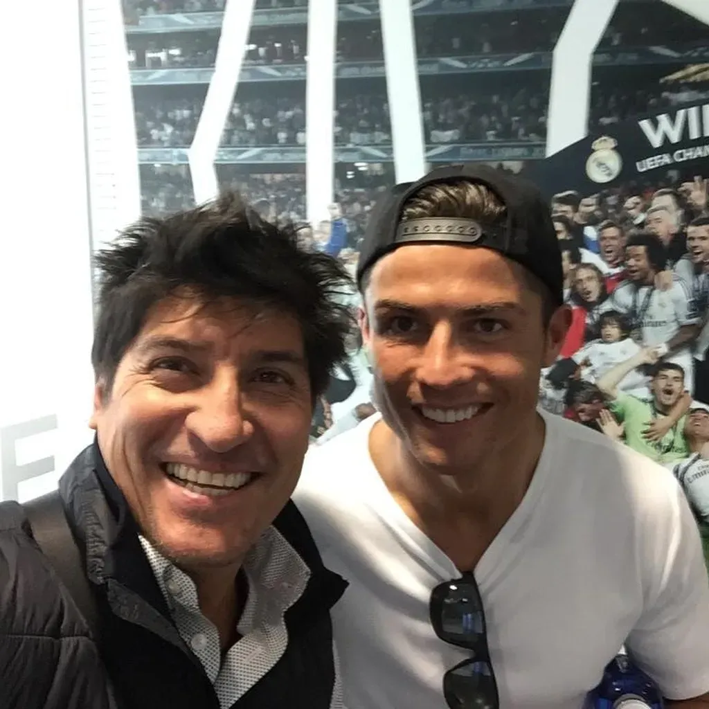 El día en que Zamorano visitó España y fue recibido por CR7.