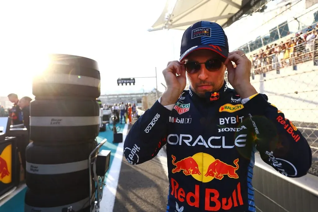 Última participación de Sergio Checo Pérez con RedBull en la Fórmula 1, en diciembre de 2024 (Getty Images).