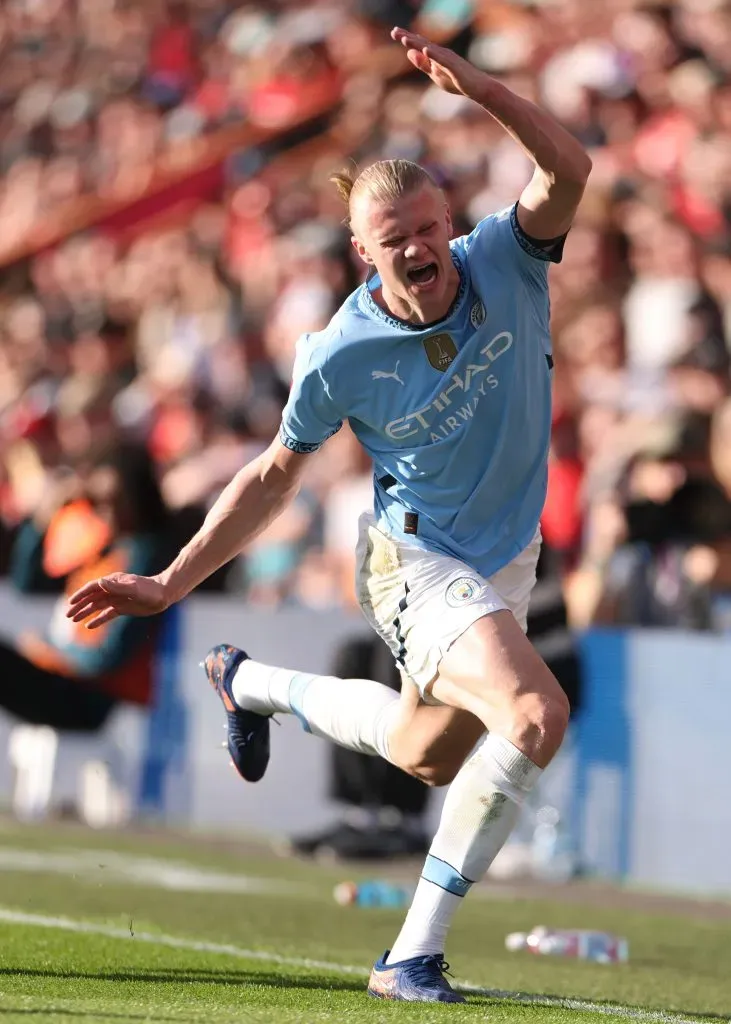 Erling Haaland le dio una pésima noticia a los hinchas del Manchester City tras la FA Cup. Foto Getty Images.