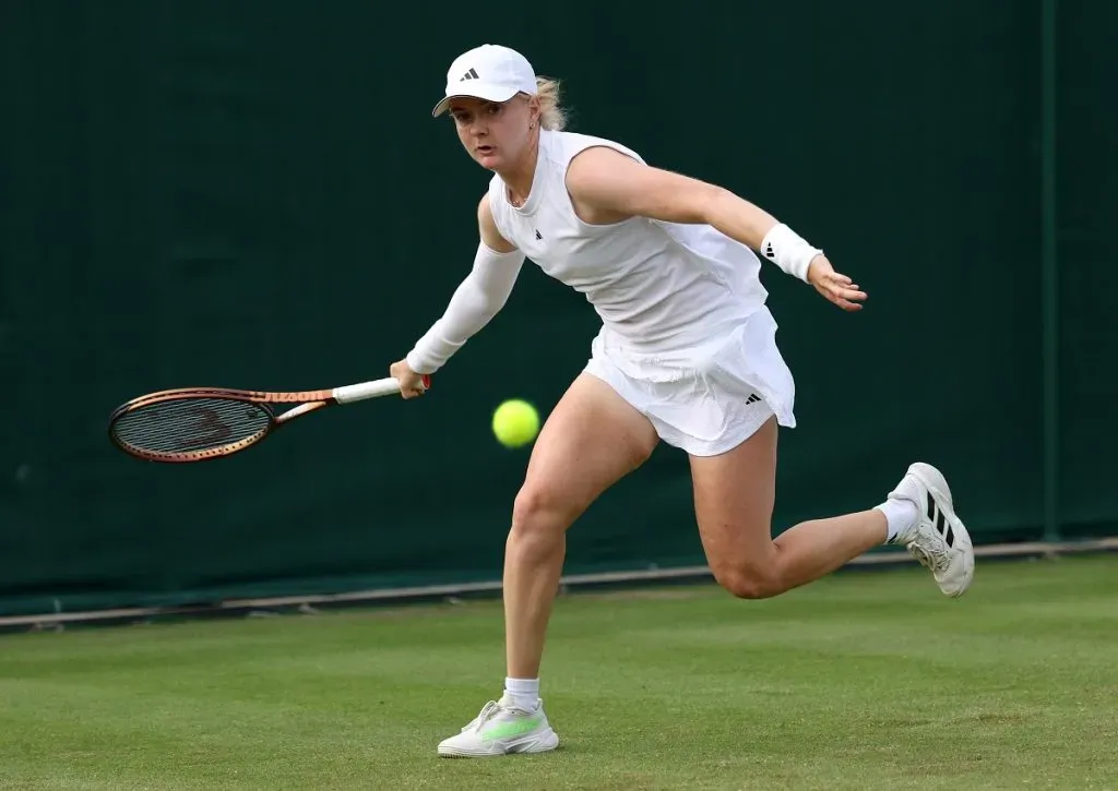 Francesca Jones en Wimbledon 2024 (Getty Images).