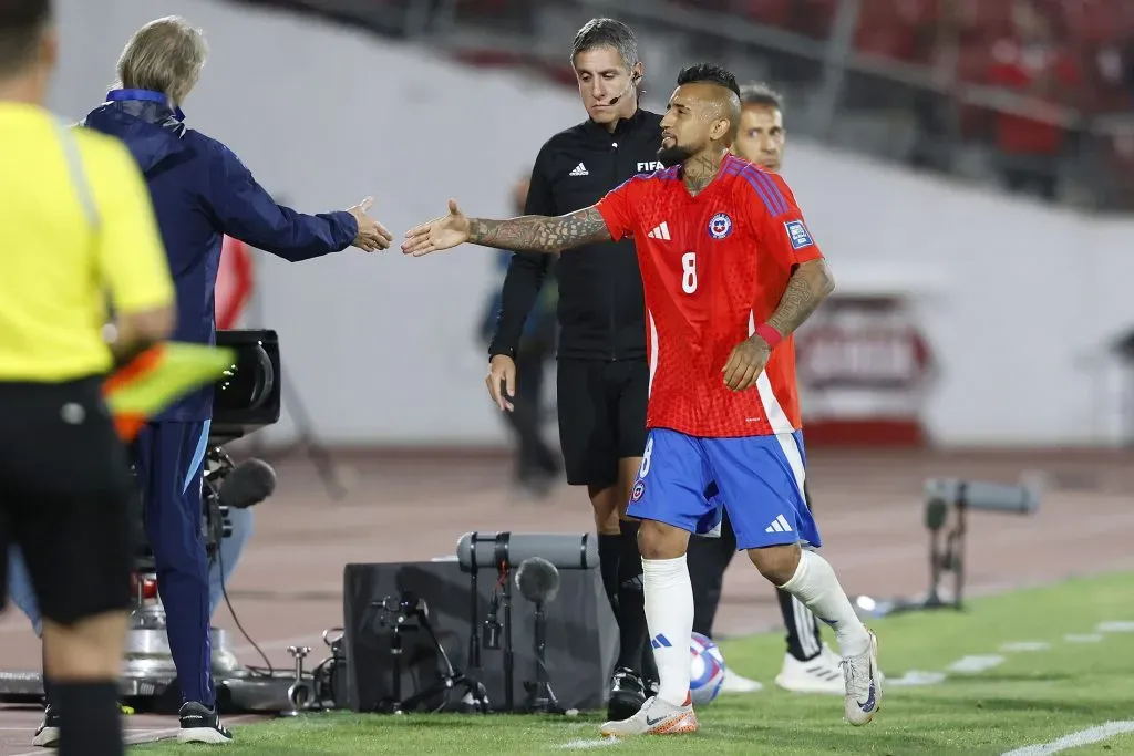 Ricardo Gareca habló muy bien de Arturo Vidal | Photosport