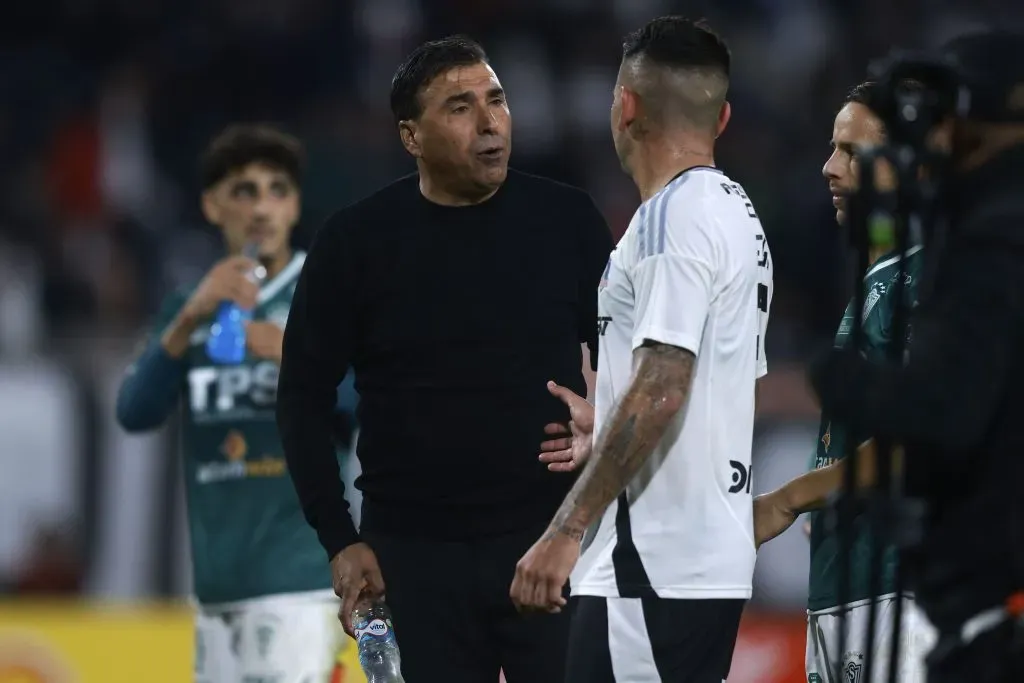 Héctor Robles conversó con Felipe Méndez luego de la polémica. (Felipe Zanca/Photosport).