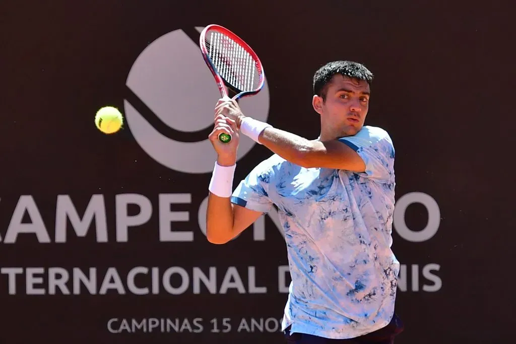 Tomás Barrios en el Challenger de Campinas 2025 (Instituto Sports).