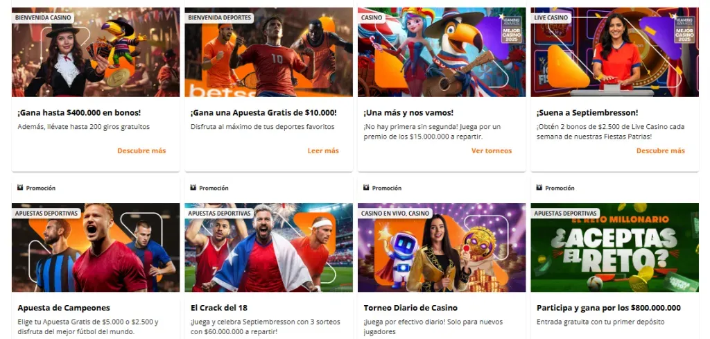 Tomada desde Betsson el 17/09/2025