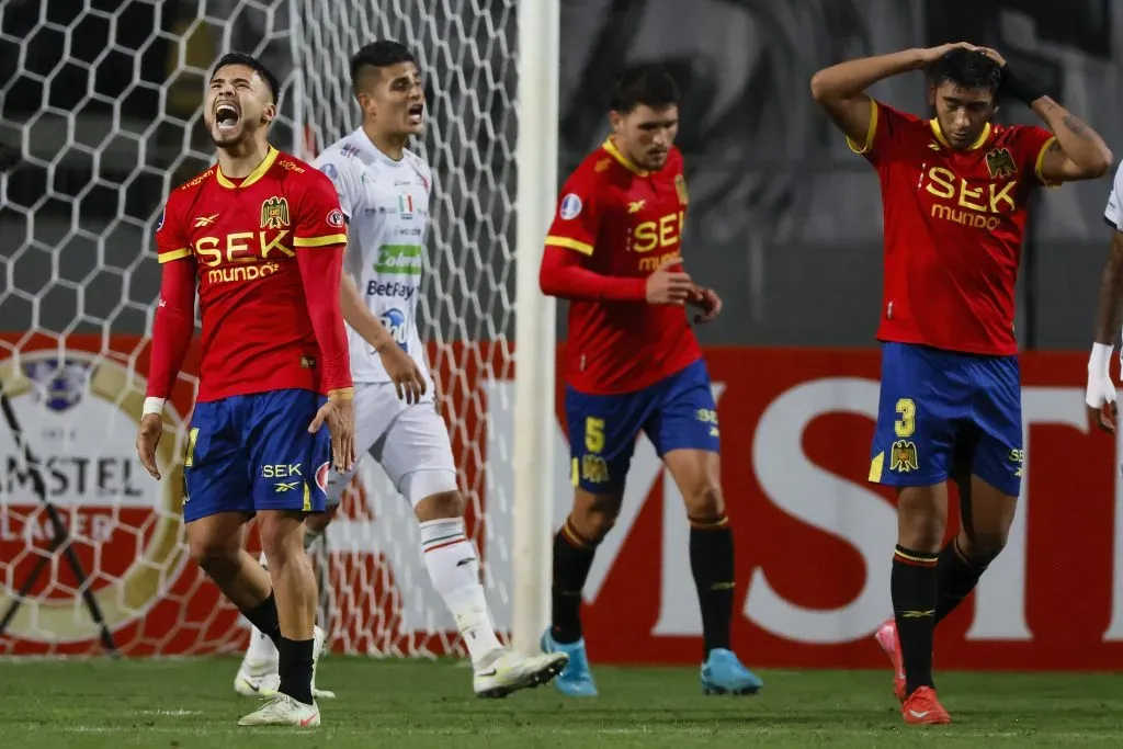 Unión Española cae ante Once Caldas por la Copa Sudamericana en Viña del Mar. Foto: Andres Pina/Photosport