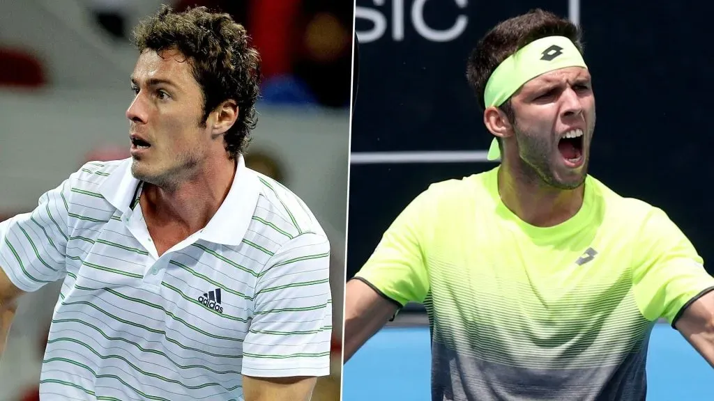 Marat Safin y Jiri Vesely (Getty Images).