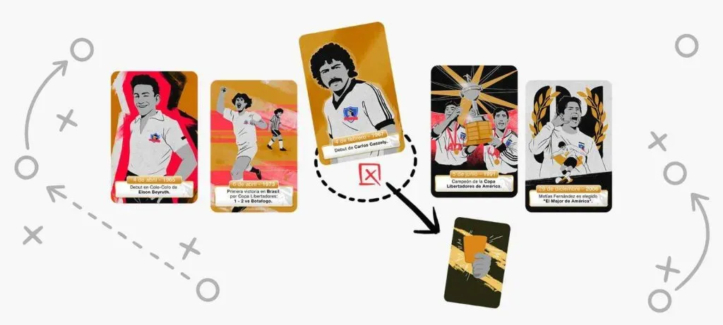 Así serán las cartas del juego de Colo Colo