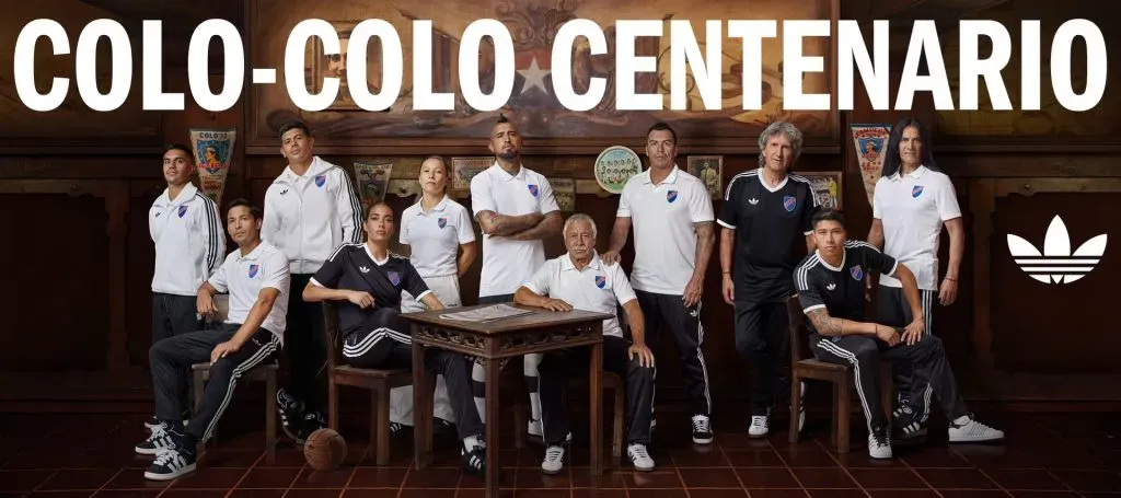 El banner dedicado a Colo Colo y su camiseta del centenario ya no aparece en el sitio oficial de Adidas Chile. | Foto: Captura.
