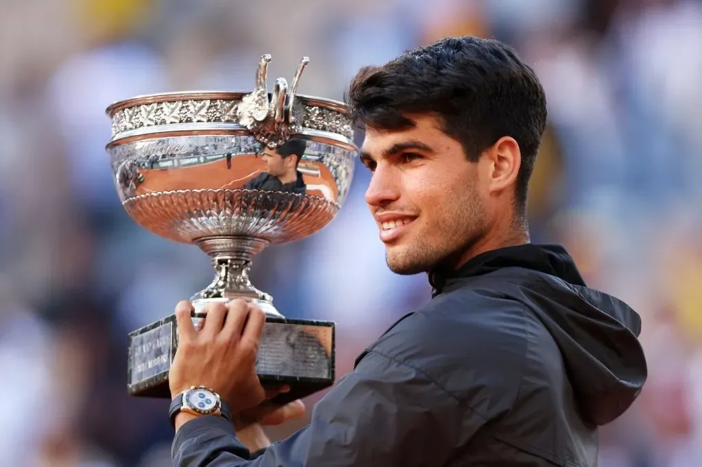 Carlos Alcaraz, campeón de Roland Garros 2024 (Getty Images).