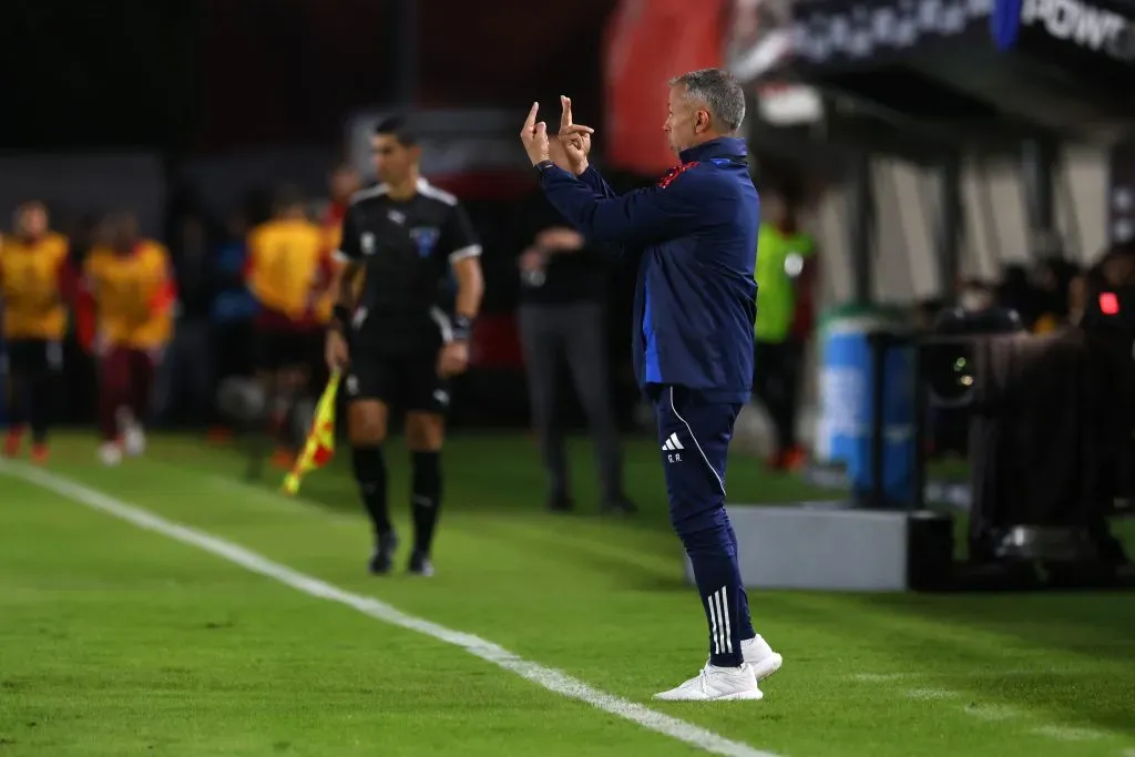Gustavo Álvarez pone a su formación estelar. Javier Vergara/Photosport