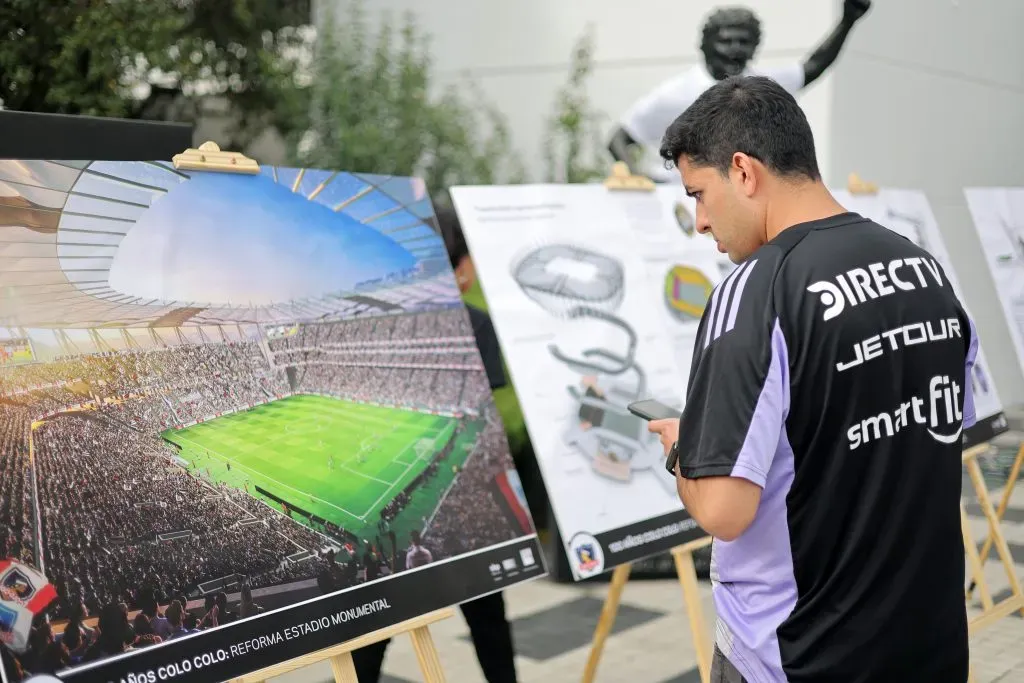 Colo Colo espera empezar a remodelar su estadio pronto. Foto: Javier Torres