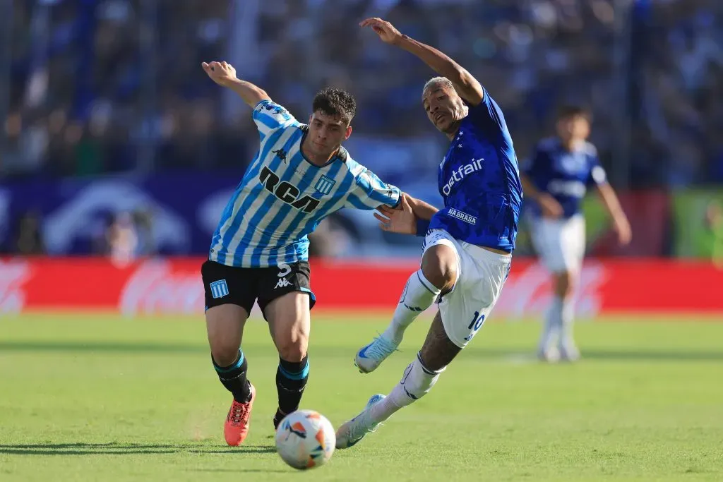 Nardoni en la final de la Copa Sudamericana el año pasado, ante Cruzeiro