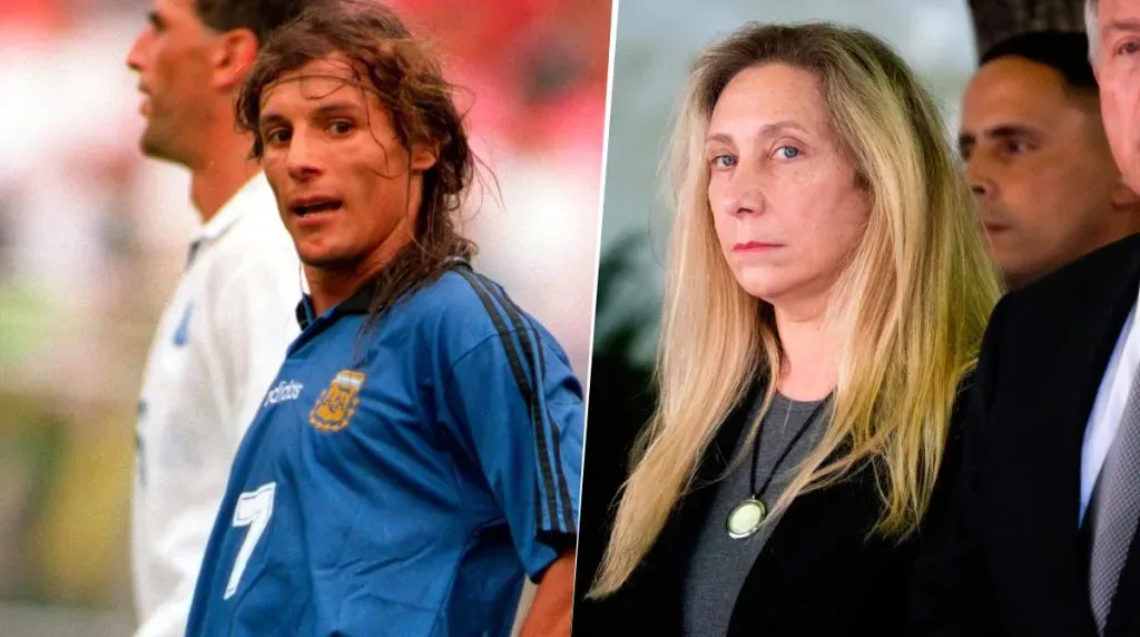 Caniggia fue confundido con la hermana de Milei, Karina.