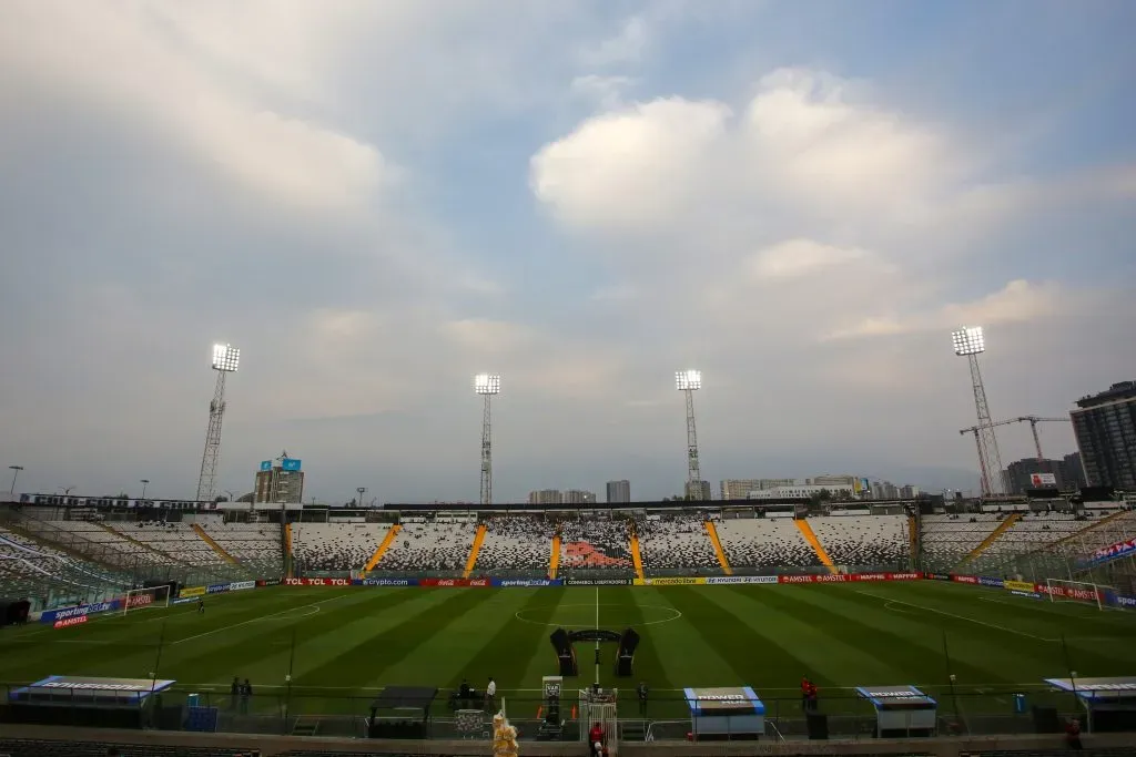 Colo Colo puede terminar la fase de grupos de Copa Libertadores jugando lejos del Estadio Monumental tras los incidentes ante Fortaleza. Foto: Photosport.