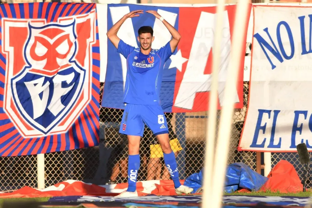 Lucas Di Yorio suma 5 goles en U. de Chile. Imagen: Photosport